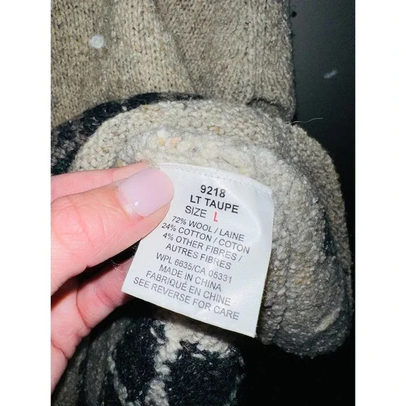 Woolrich Cream Patterned Sweater